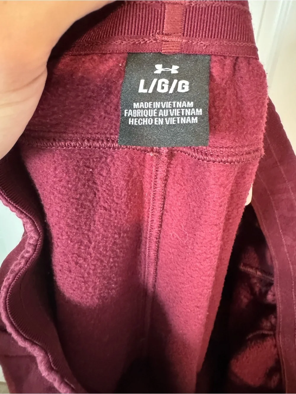 Under Armour Burgundy Men's Sweatpants Joggers
